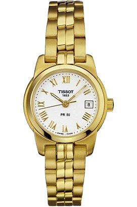 Tissot T-Classic Quartz Watches in case White Dial