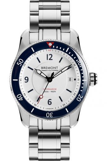 Bremont S300 WHITE/BR S300-WH-B