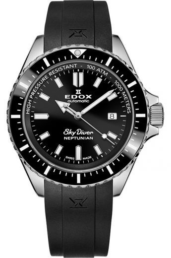 Edox SkyDiver 44 mm Watch in Blue Dial