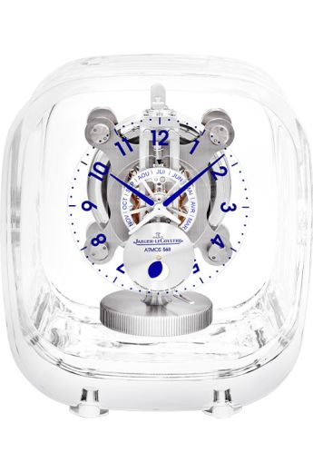 Jaeger-LeCoultre Atmos Q516510J with Silver Dial Table Clock
