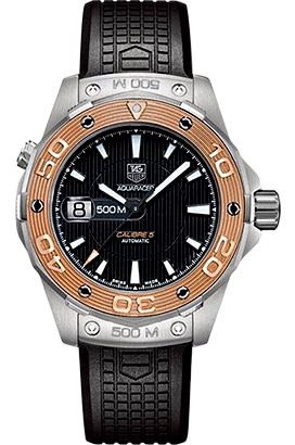 TAG Heuer Aquaracer Automatic Men Watches in Round case Black Dial