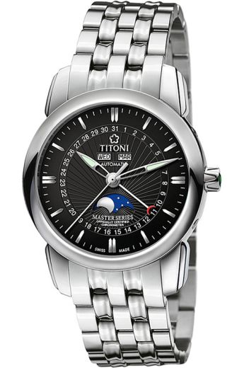TRiNiDAD Roman4　TiTO　LIMITED Titoni Heritage Bi-Compax Chrono Sellita SW510 (USA Seller)
