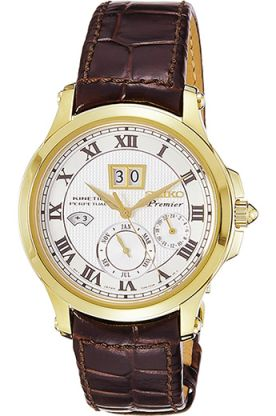 Seiko Premier Men 24h Indicator Quartz SPC059P1 Watch