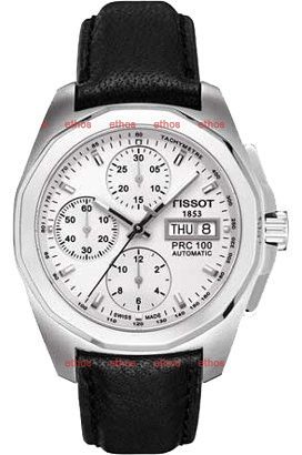 Tissot PRC 100 39 mm Watch in White Dial