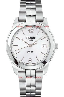 Tissot PR50 36 mm Watch in White Dial