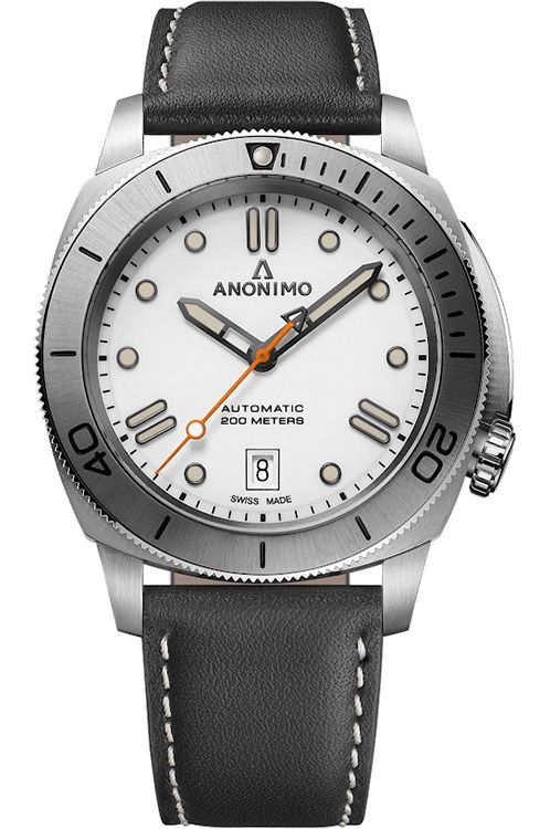 Anonimo Nautilo 42 mm Watch in White Dial