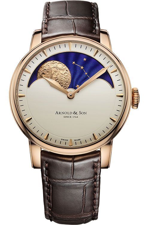 Arnold & Son Perpetual Moon 42 mm Watch in Cream Dial