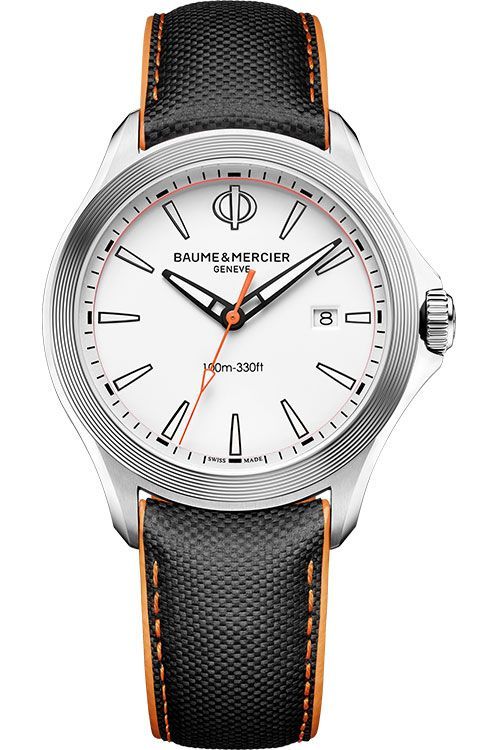 Baume & Mercier Clifton Club 42 mm Watch in White Dial