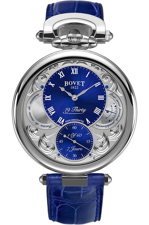 Bovet 19Thirty Great Guilloch 42 mm Watch in Blue Dial