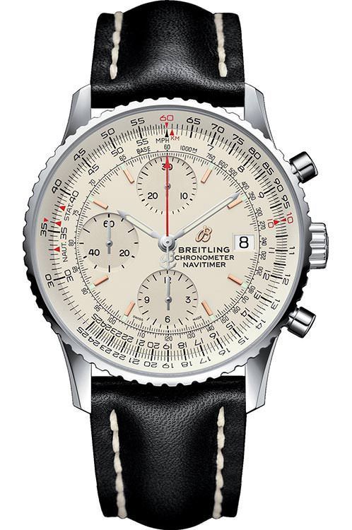 Breitling Navitimer 41 mm Watch in Silver Dial