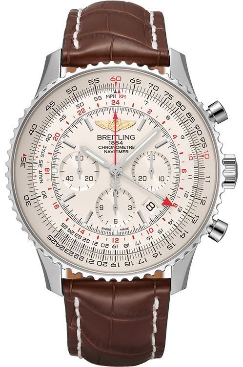 Breitling Navitimer 48 mm Watch in Silver Dial