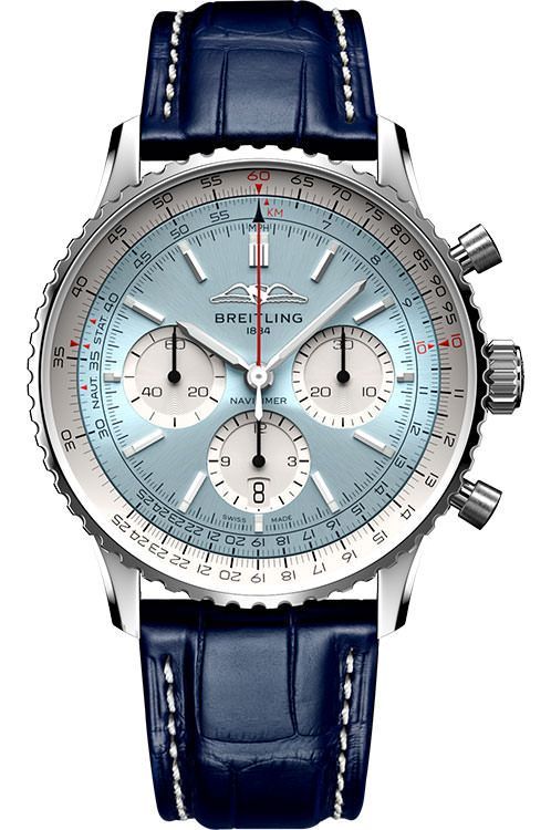 Blue breitling outlet watch