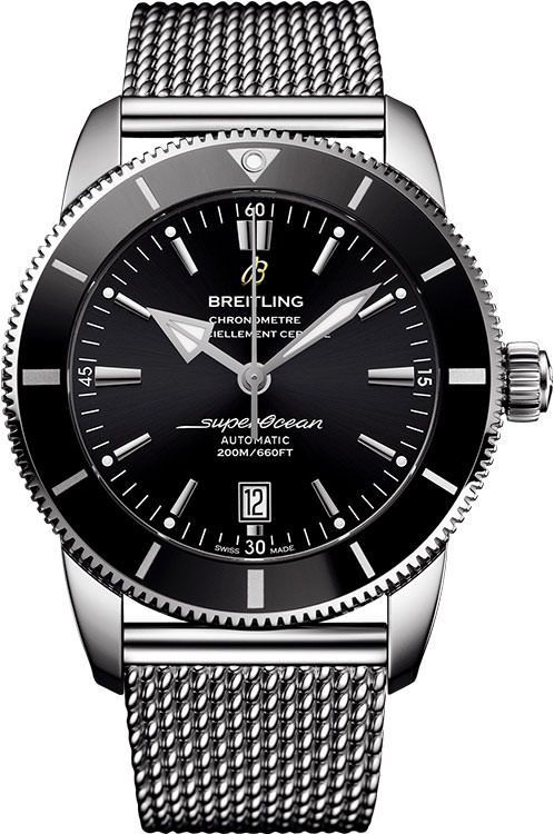 Breitling Superocean Heritage II 46 46 mm Watch in Black Dial