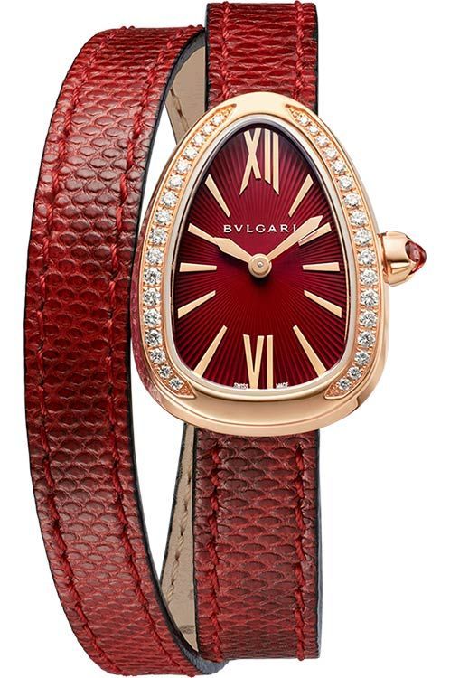 Bvlgari serpenti 2025 leather watch