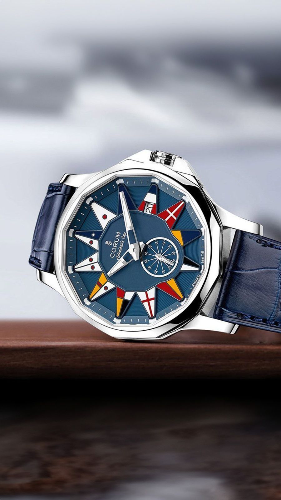 Corum Admiral 42 42 mm Watch in Blue Dial