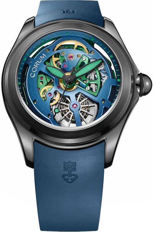 Corum Bubble 47 mm Watch in Blue Dial