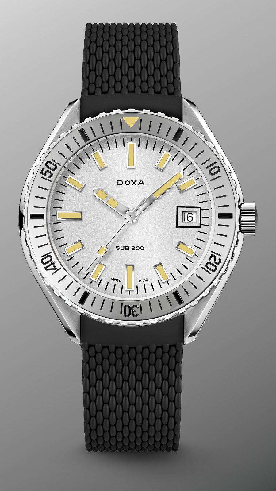 Doxa SUB 200 Automatic Unisex Watches in Round case Silver Dial