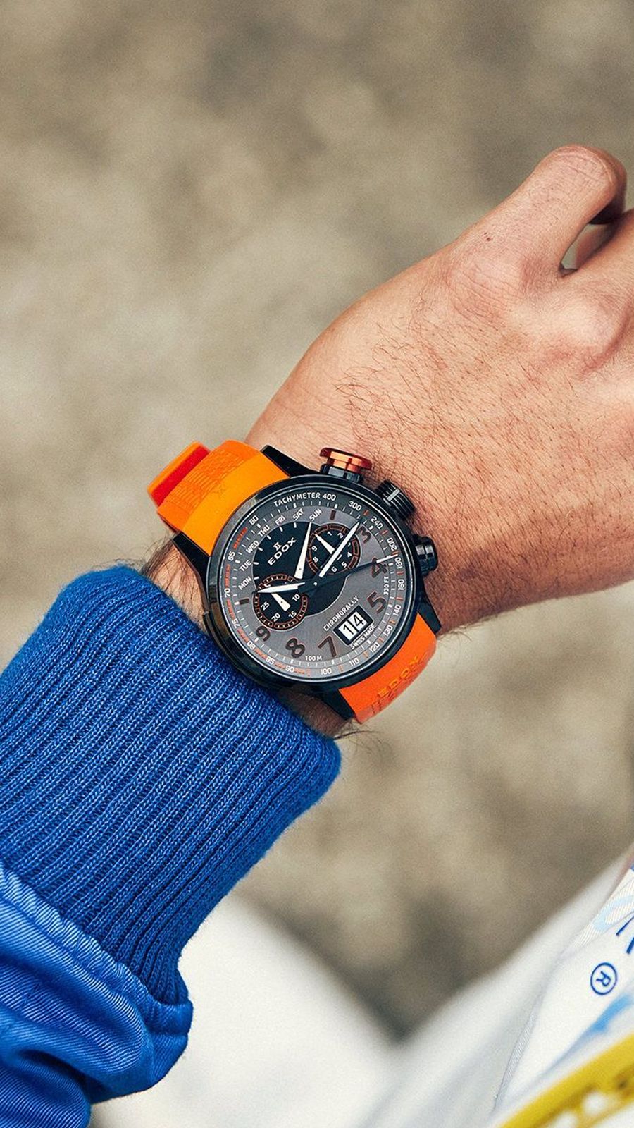 Edox Chronorally Quartz Watch | 38001 TINNO3 NO3
