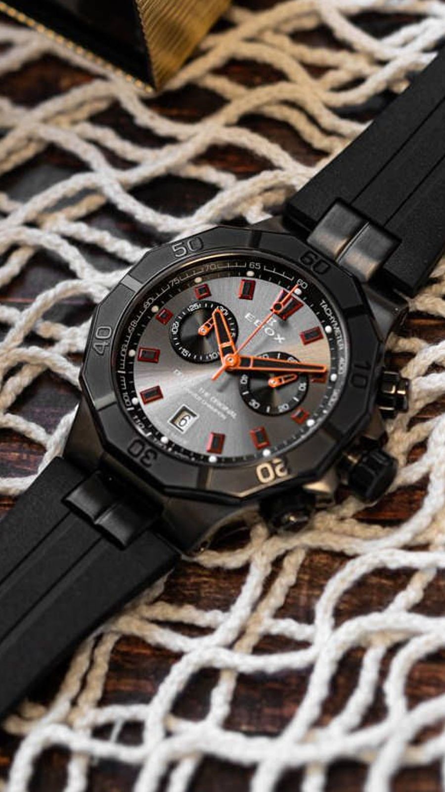 Edox Delfin The Original Quartz Watch | 10113 37GNCA GNO