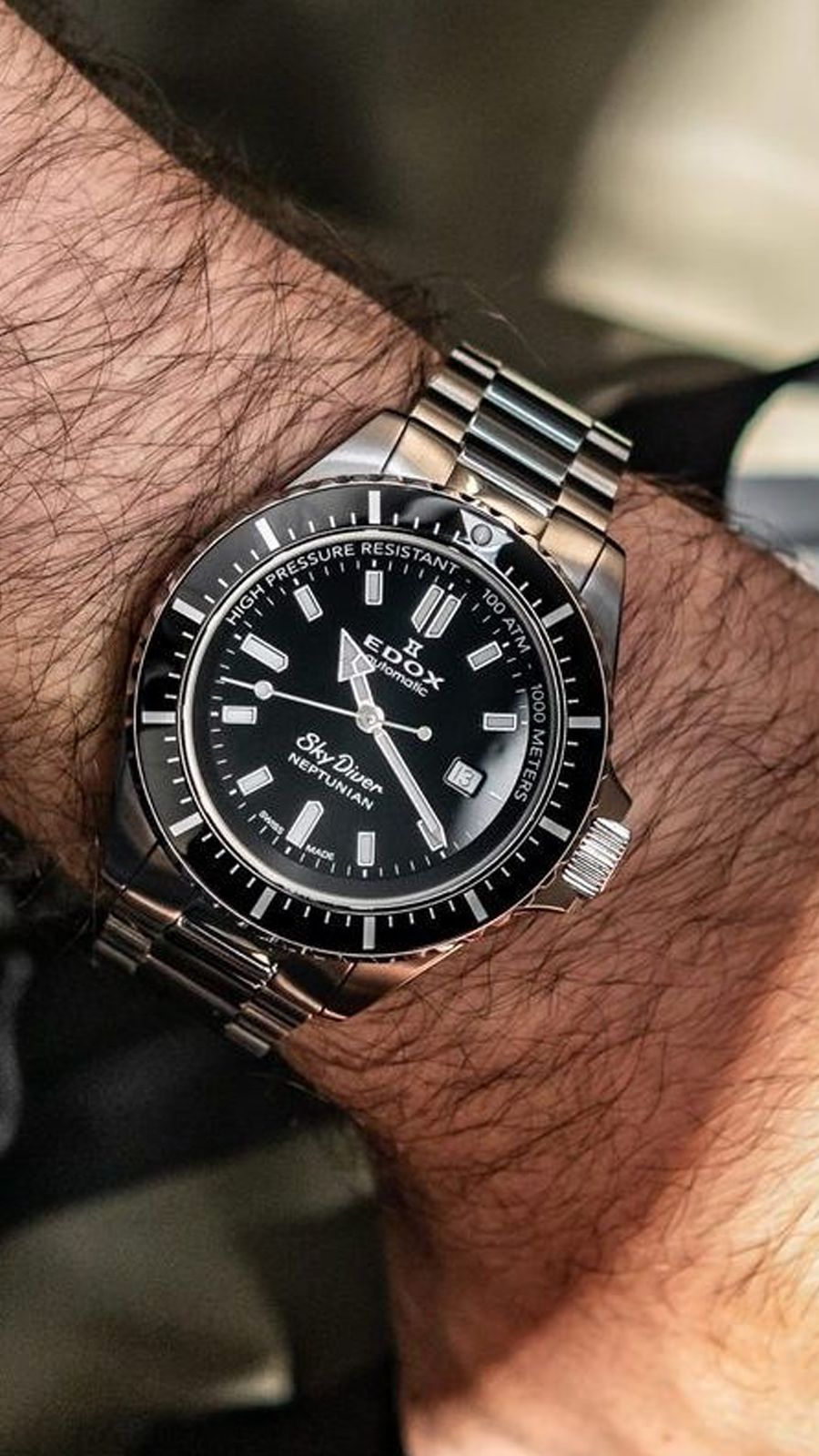 Edox Neptunian Automatic Watch | 80120 3NM NIN
