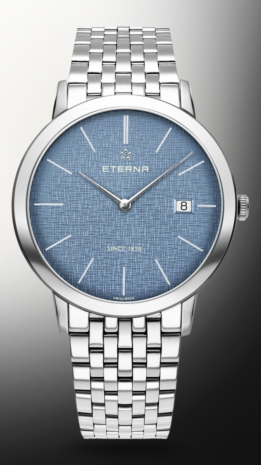 Eterna Eternity 40 mm Watch in Blue Dial