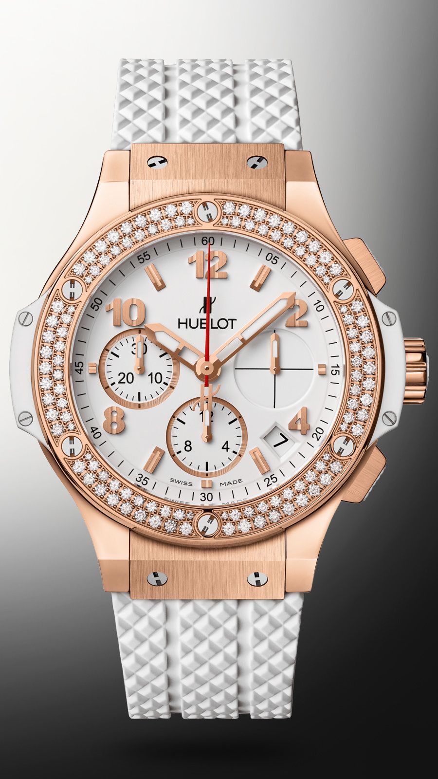 Hublot Big Bang Automatic Men Watches in Round case White Dial