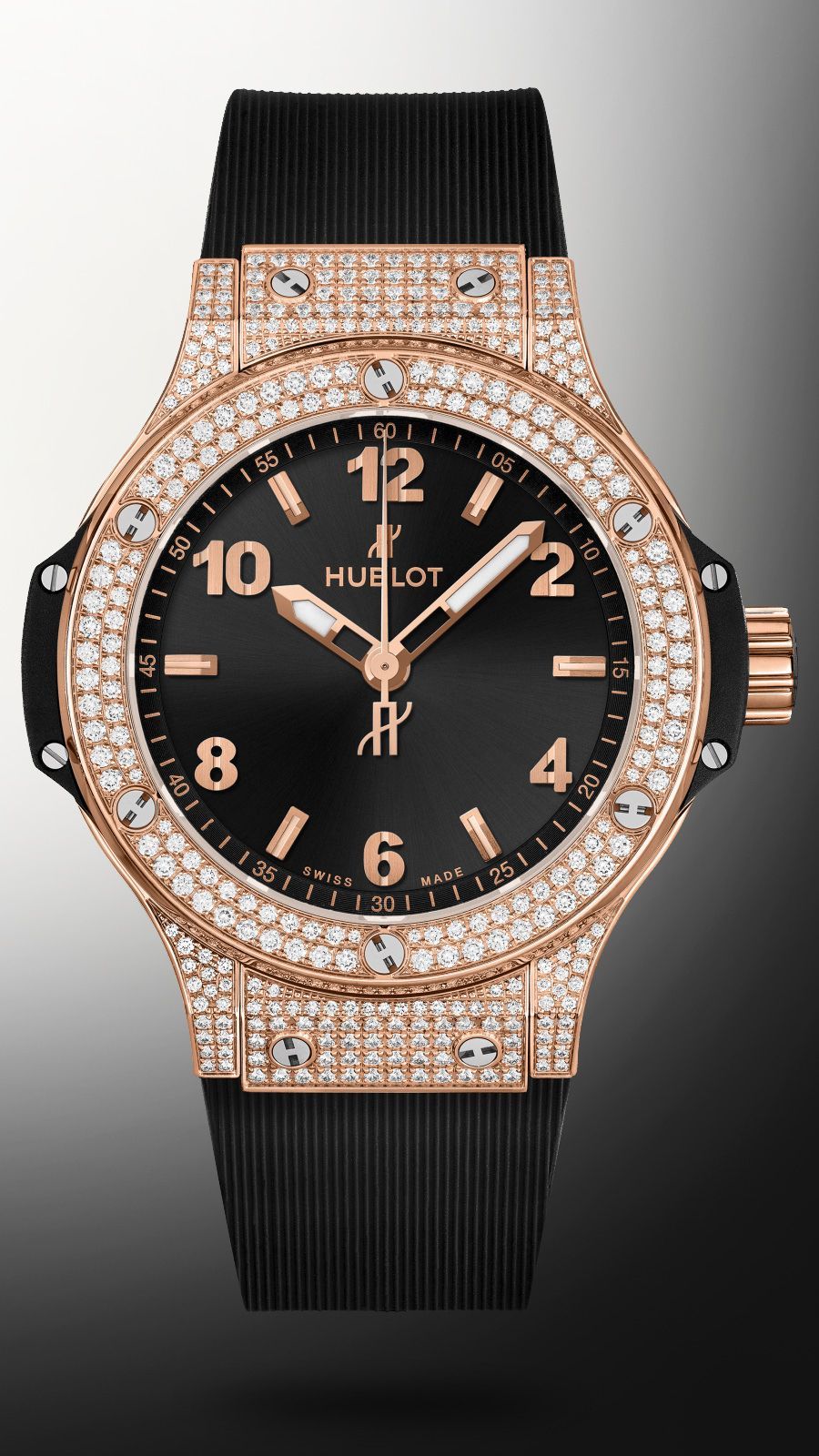 Hublot ladies rose gold best sale