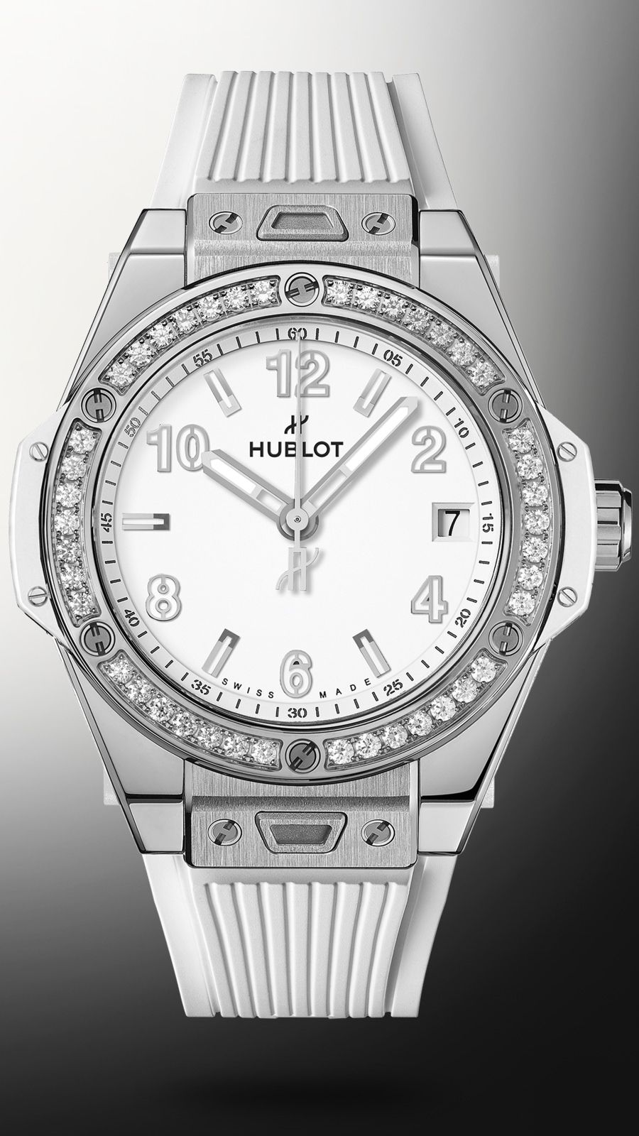 Hublot Big Bang Automatic Women Watches in Round case White Dial