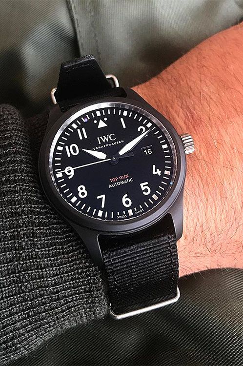 IWC Performance Materials 41 mm Watch in Black Dial