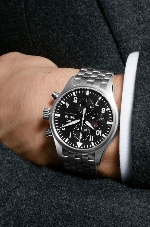 IWC Manufacture Classics 43 mm Watch in Black Dial