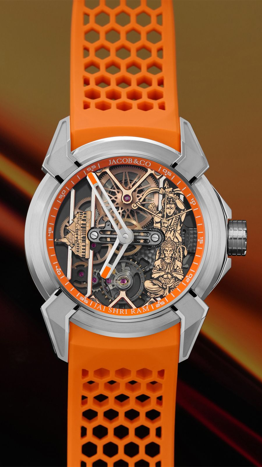 Jacob & Co. Ram Janmabhoomi Titanium Watch | EX110.20.AA.AT.ABRUA