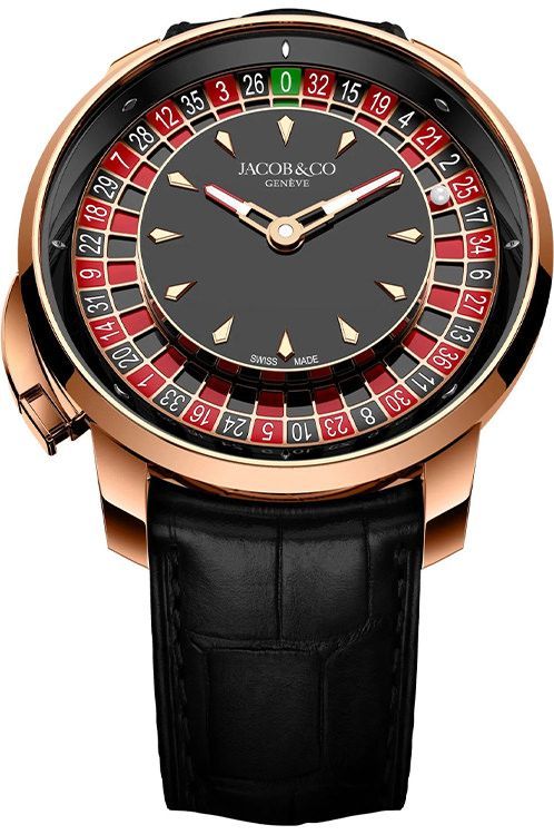 Jacob & Co. Casino Tourbillon 44 mm Watch in Black Dial