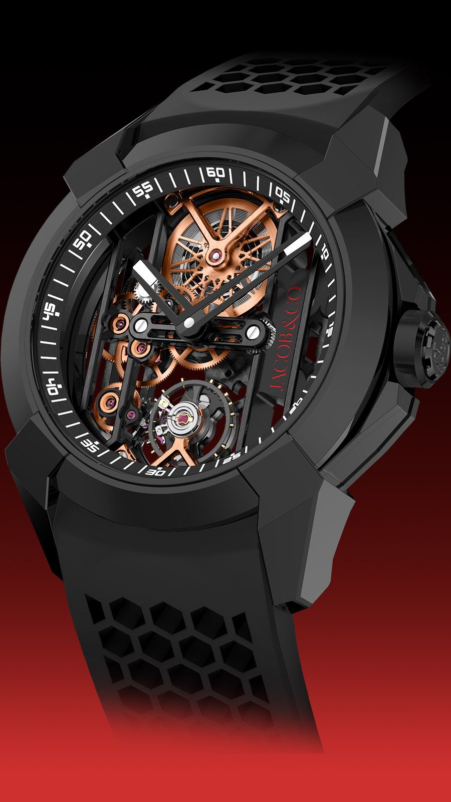 Jacob Co Epic X Manual Winding Watch EX115 95 AF AA ABRUA jacob-co-epic-x-manual-winding-watch-ex115-95-af-aa-abrua