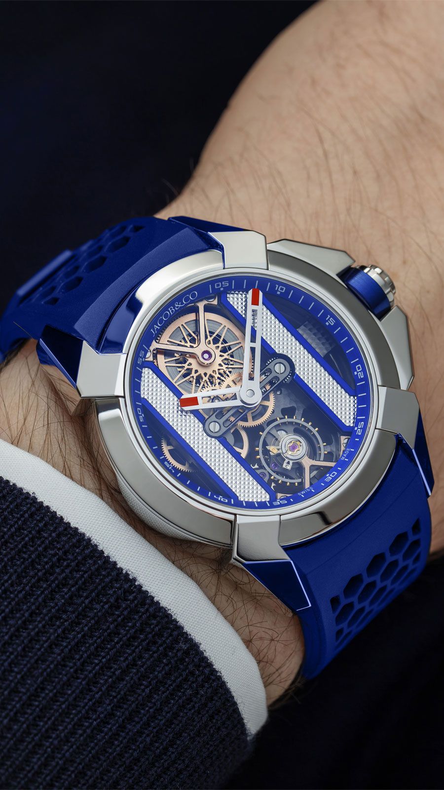 Jacob & Co. Epic X Manual Winding Watch | EX120.10.AB.AB.BBRUA