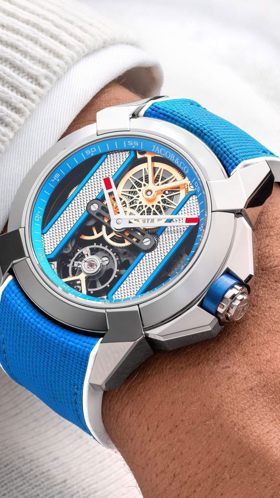 Jacob & Co. Epic X Manual Winding Watch | EX120.10.AC.AB.BBRUA