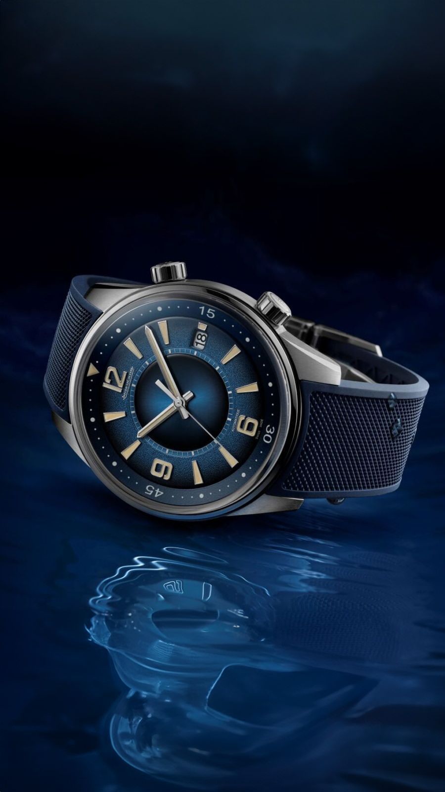 Jaeger lecoultre polaris blue dial best sale