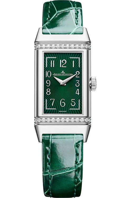 Jaeger LeCoultre Reverso One 20 mm Watch in Green Dial