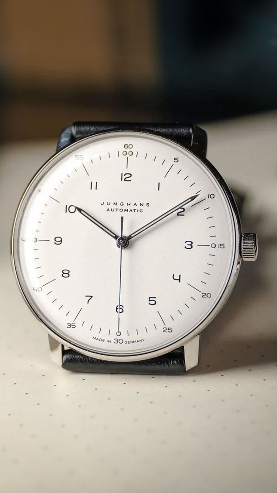 Junghans max bill Automatic 38 mm Watch in Silver Dial