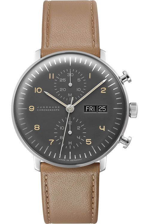 Junghans Chronoscope 40 mm Watch in Grey Dial