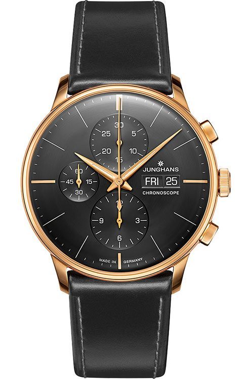 Junghans Meister Chronoscope 40.7 mm Watch in Black Dial