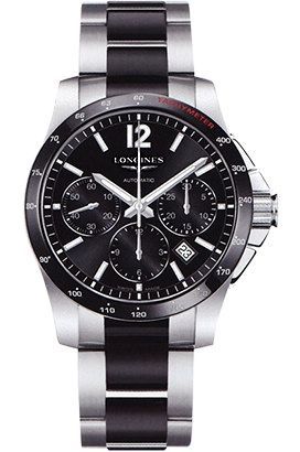 Longines Conquest 41 mm Watch in Black Dial