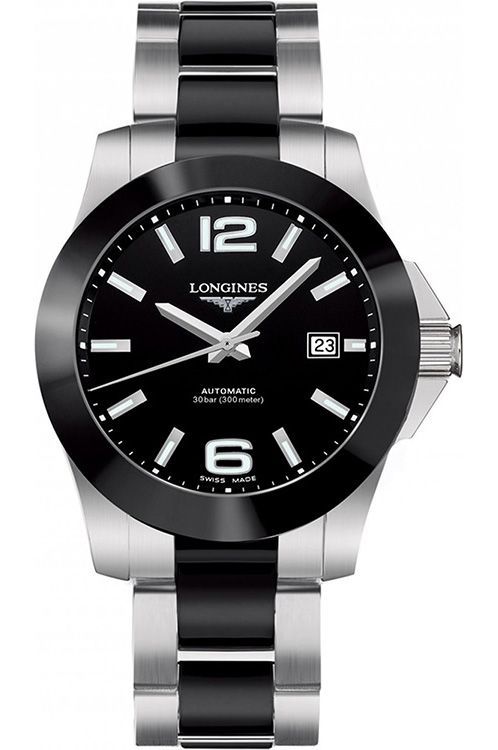 Longines Conquest 30 mm Watch in Black Dial