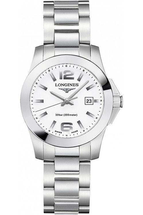 Longines Conquest 29.5 mm Watch in Grey Dial