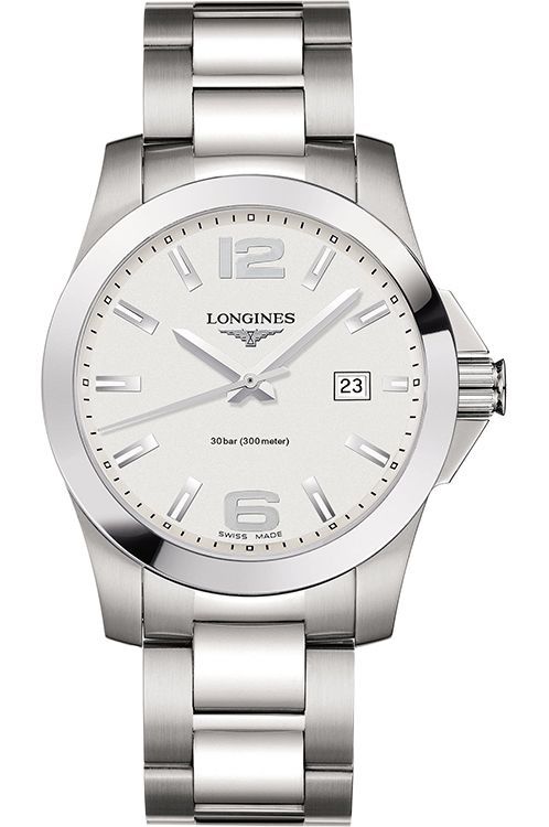 Longines Sport 41 mm Watch in Silver Dial