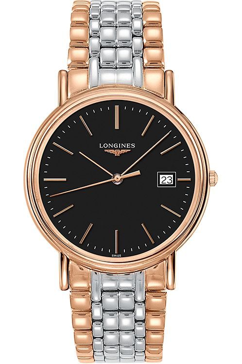 Longines Presence 38.5 mm Watch in Black Dial