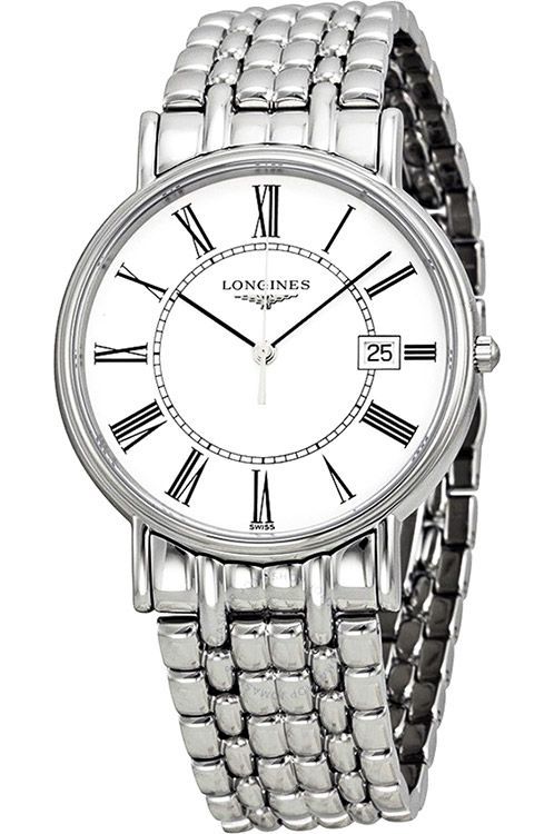 Longines Elegance 38.5 mm Watch in White Dial