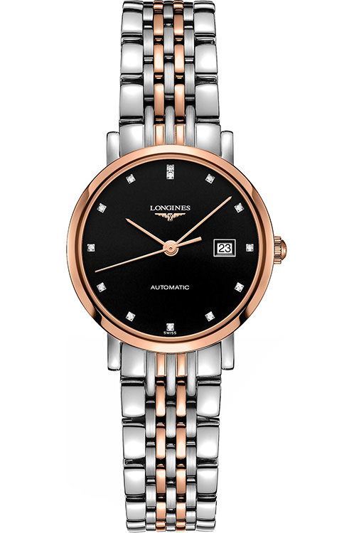 Longines The Longines Elegant Collection 29 mm Watch in Black Dial