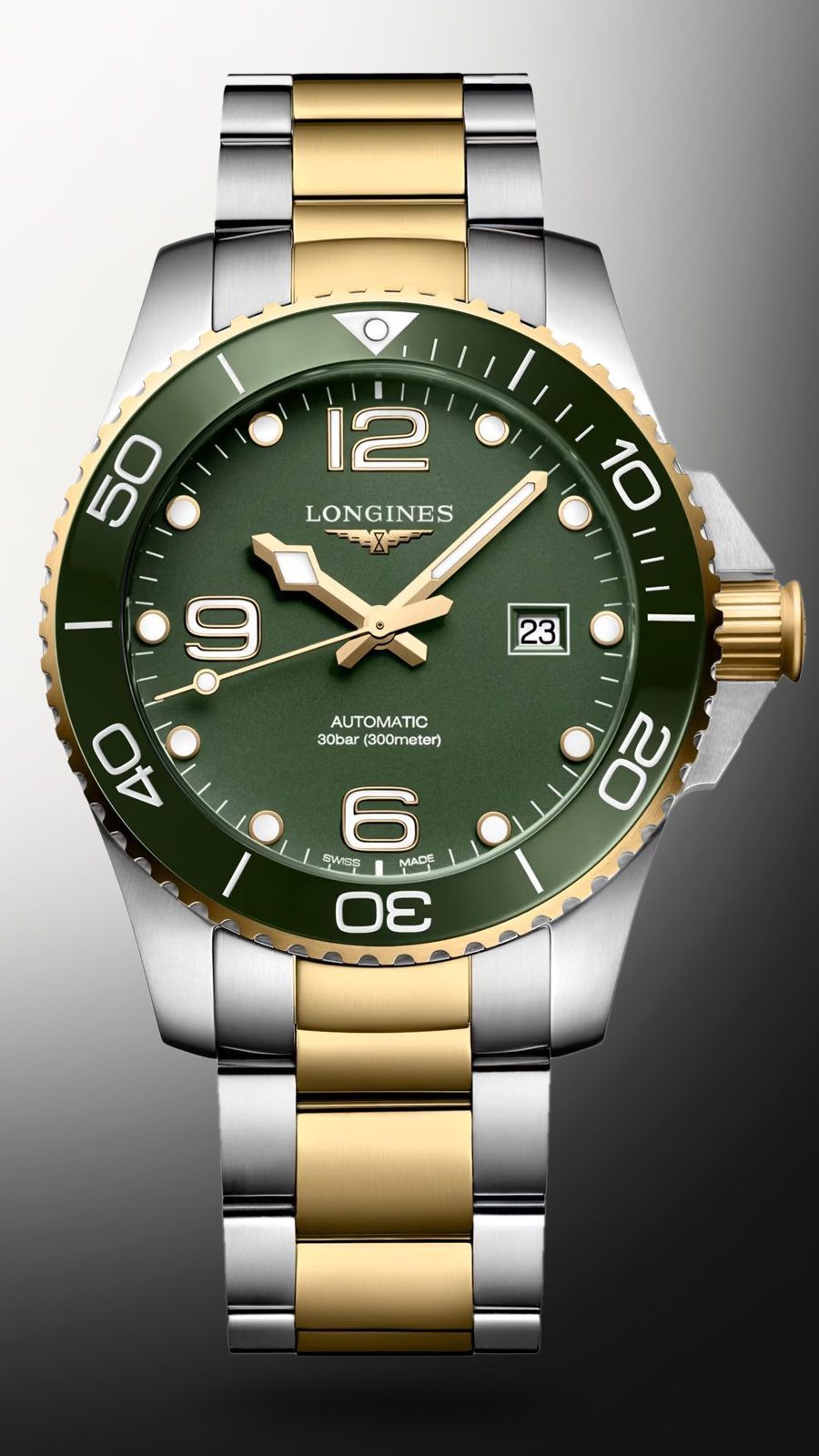 Longines HydroConquest 43 mm Watch in Green Dial