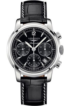 Longines Saint Imier Collection 41 mm Watch in Black Dial