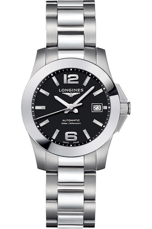 Longines Conquest 29.5 mm Watch in Black Dial